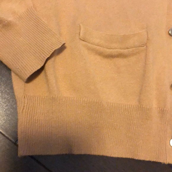 Zara Beige Knit Cardigan - Picture 2 of 8